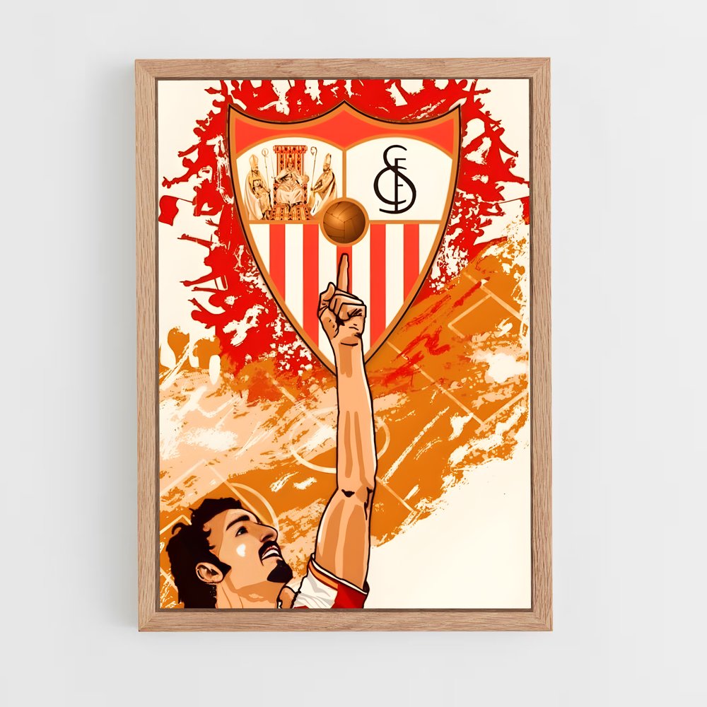 Poster Sevilla champion (vue 4)